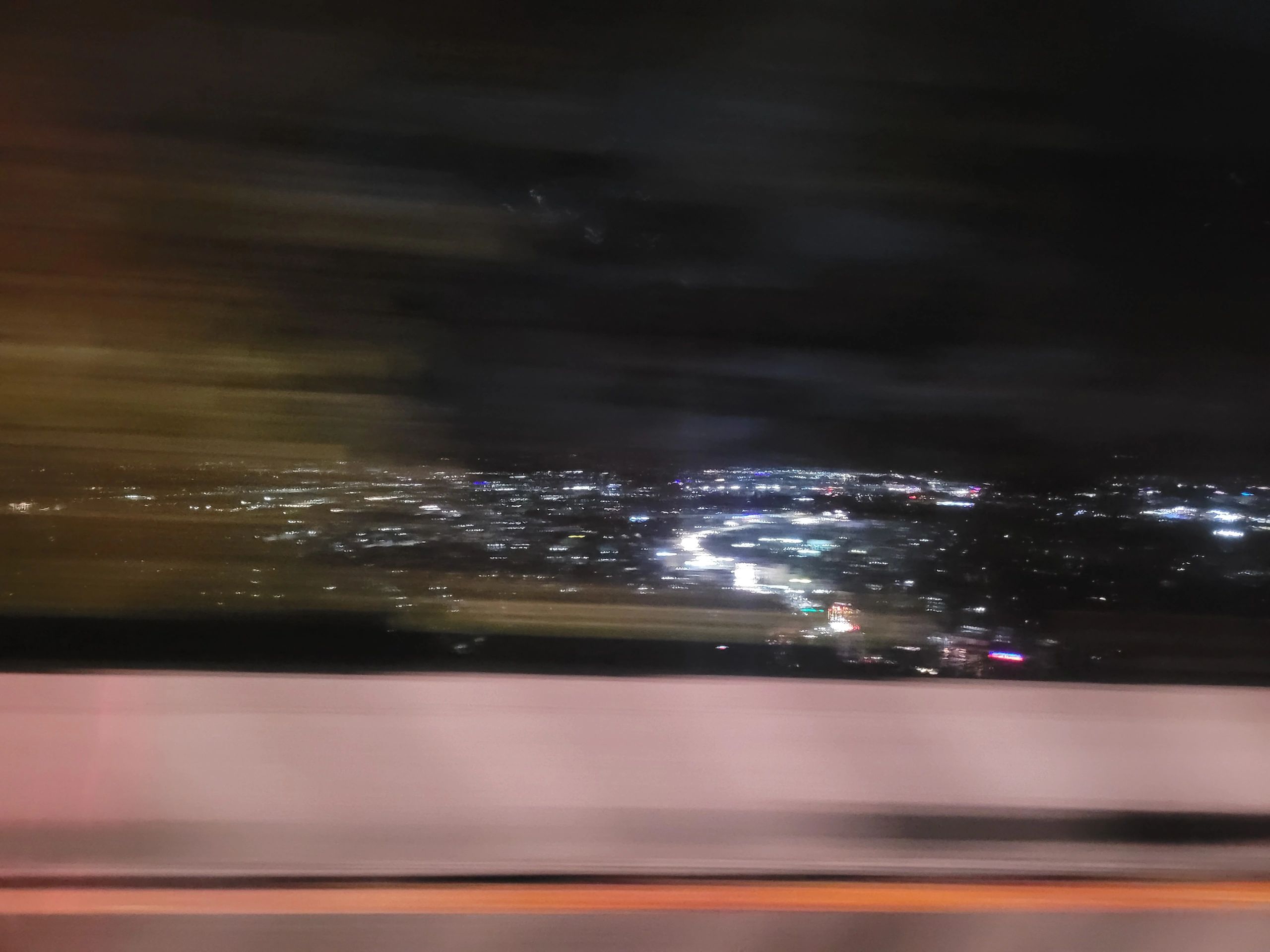 Mumbai city lights at night